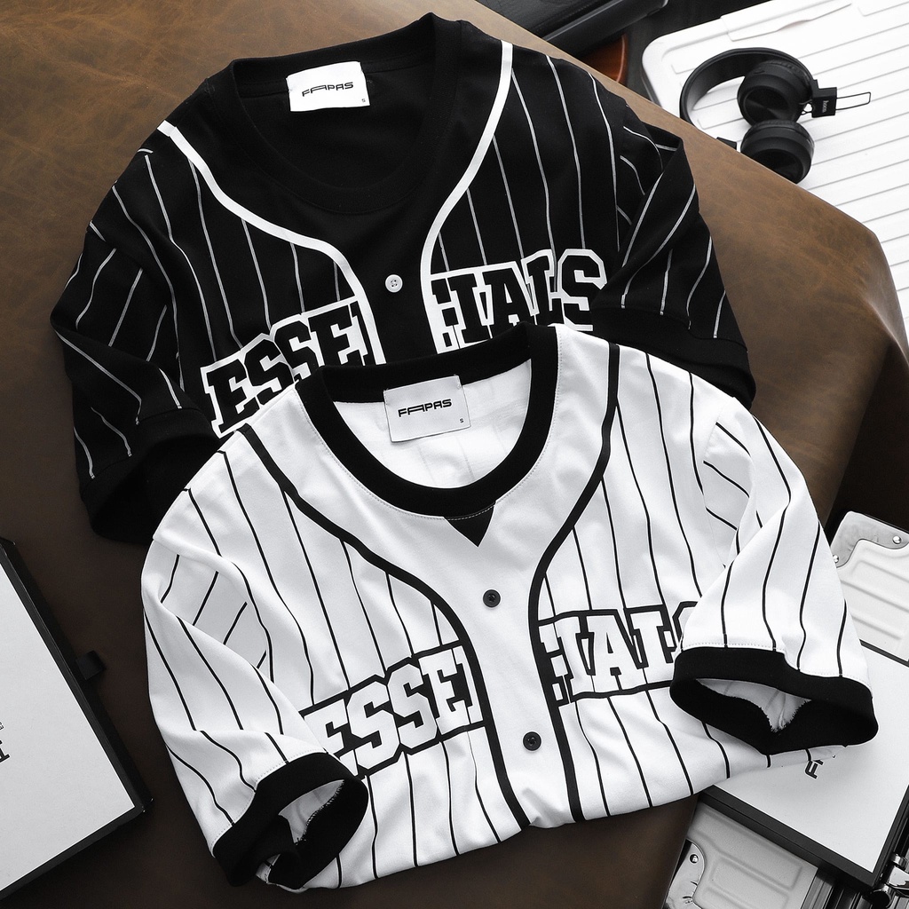 Áo Thun Nam Dáng Baseball Trẻ Trung Năng Động Cá Tính Chất Liệu Cotton Dày Dặn Thoáng Mát - FAPAS