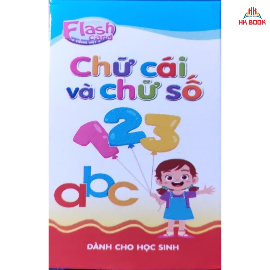 Sách - Bộ 42 thẻ chữ cái và chữ số dành cho học sinh, phụ huynh và giáo viên (29 chữ cái,10 chữ số, 5 dấu thanh) - (1 bộ