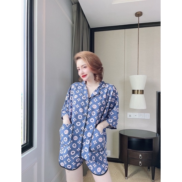 Đồ Bộ Đùi Cánh Dơi Lụa Nhật Từ 50-100kg Cho Nàng Múp