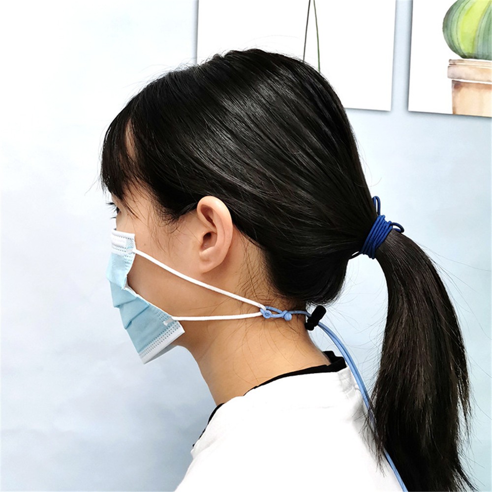 Dây giữ khẩu trang chống mất chất liệu silicon màu trơn có thể điều chỉnh