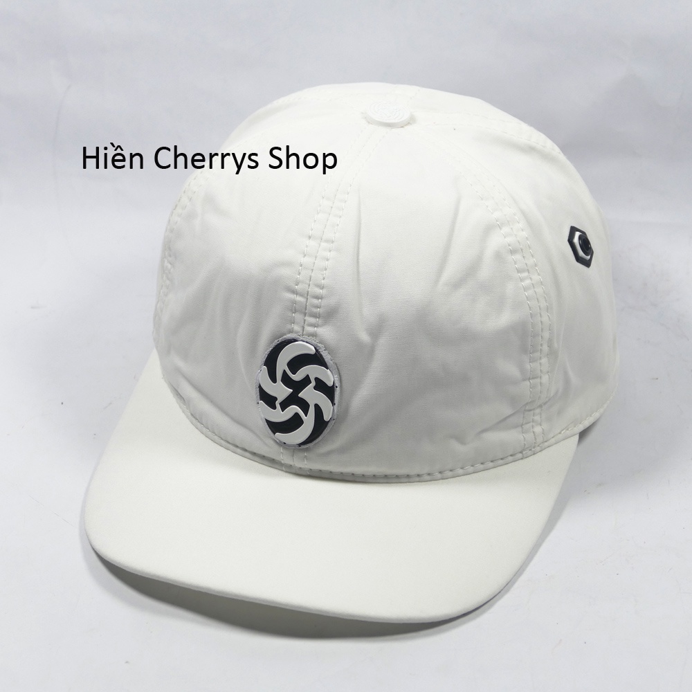 [ Hình thật ]Nón kết cao cấp  - Chất liệu vải kaki kết hợp với mặt da tròn họa tiết &amp; chữ Z cùng với sò kiểu nổi bật.