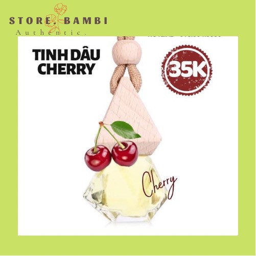 💖 𝘽𝘼𝙈𝘽𝙄 💖 Tinh Dầu Treo Phòng Cherry Thiên Nhiên 7ml