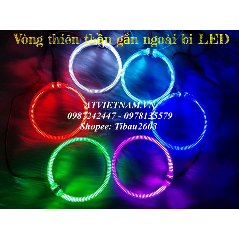 Vòng AE thiên thần 1 màu size 95mm dùng cho bi cầu 3 inch - Angel Eye