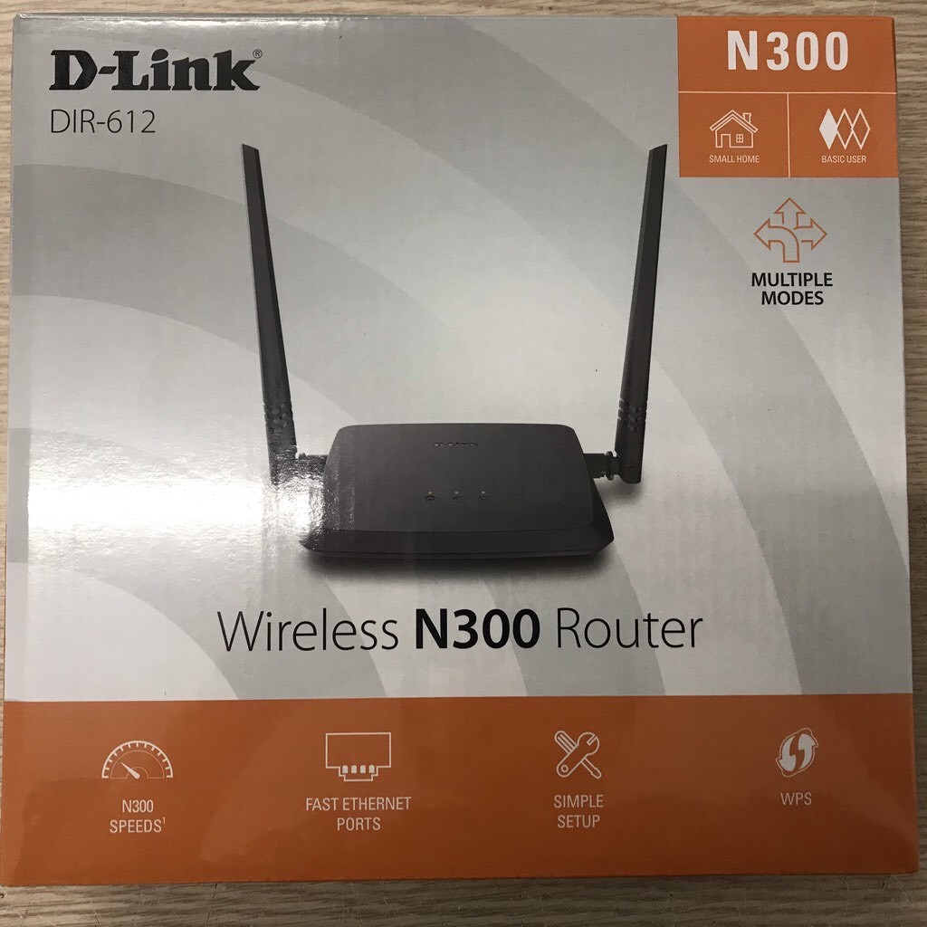12.12 Hot Deals- Bộ phát wifi N 300Mbps Wilreless Router D-LINK DIR-612 - Version Mới 2021 - Hàng chính hãng
