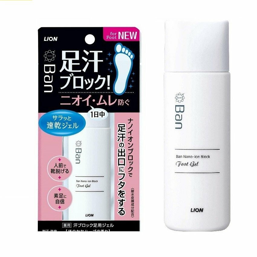 Kem khử mùi hôi chân của Nhật Bản Lion Ban Sweet Blook Feet Gel 40ml Made in Japan