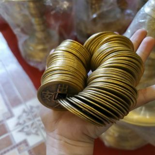 Đồng tiền xu bằng đồng (chiêu tài)