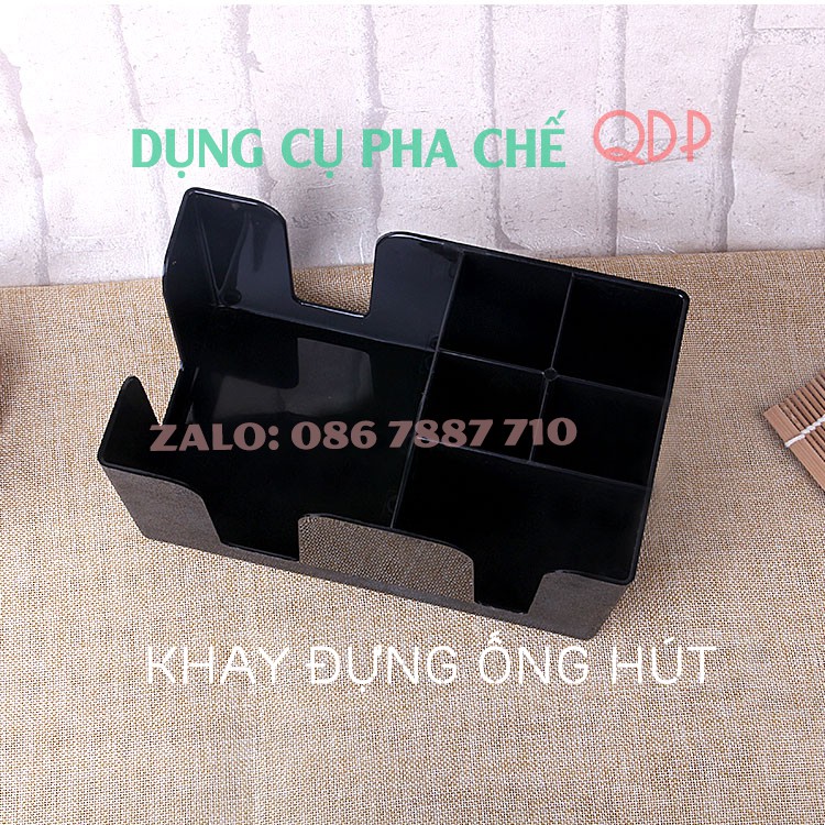 Khay đựng ống hút, khăn giấy chất liệu nhựa đúc bền đẹp Khay đựng bút, đồ dùng học tập