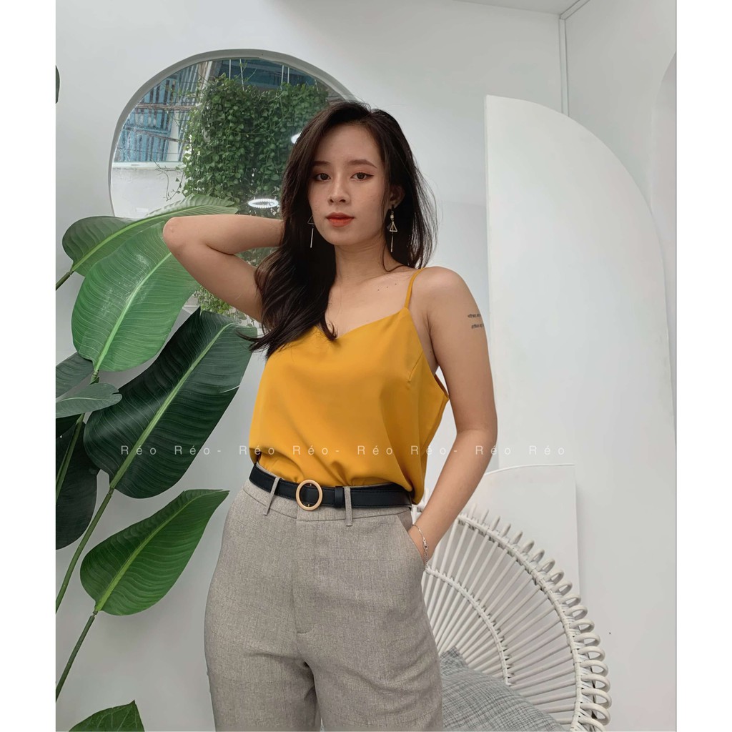 Áo lụa cao cấp 2 dây, Chất lụa cực kỳ mềm mại, chất lụa cao cấp nên dày dặn , mà cực kỳ mát | BigBuy360 - bigbuy360.vn