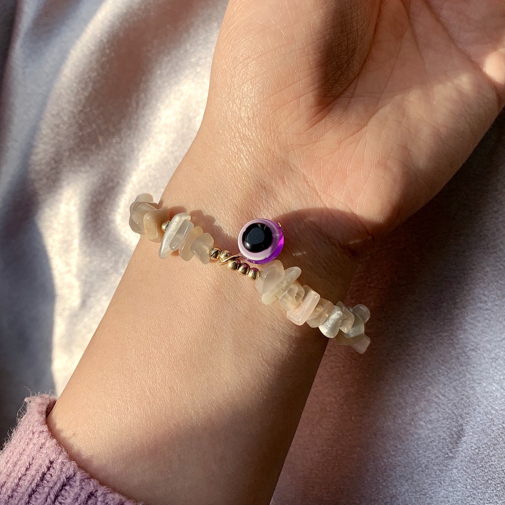 Vòng đeo tay RINHOO FRIENDSHIP phối đá mắt quỷ thời trang may mắn