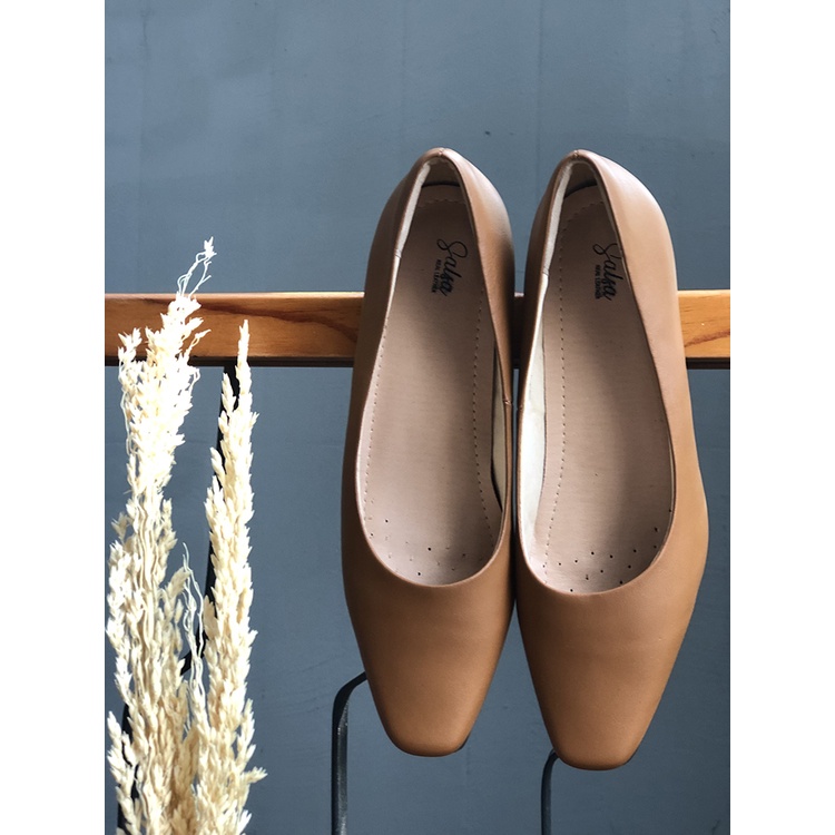 Giày nữ công sở da thật gót 5cm P06 - SALSA pumps