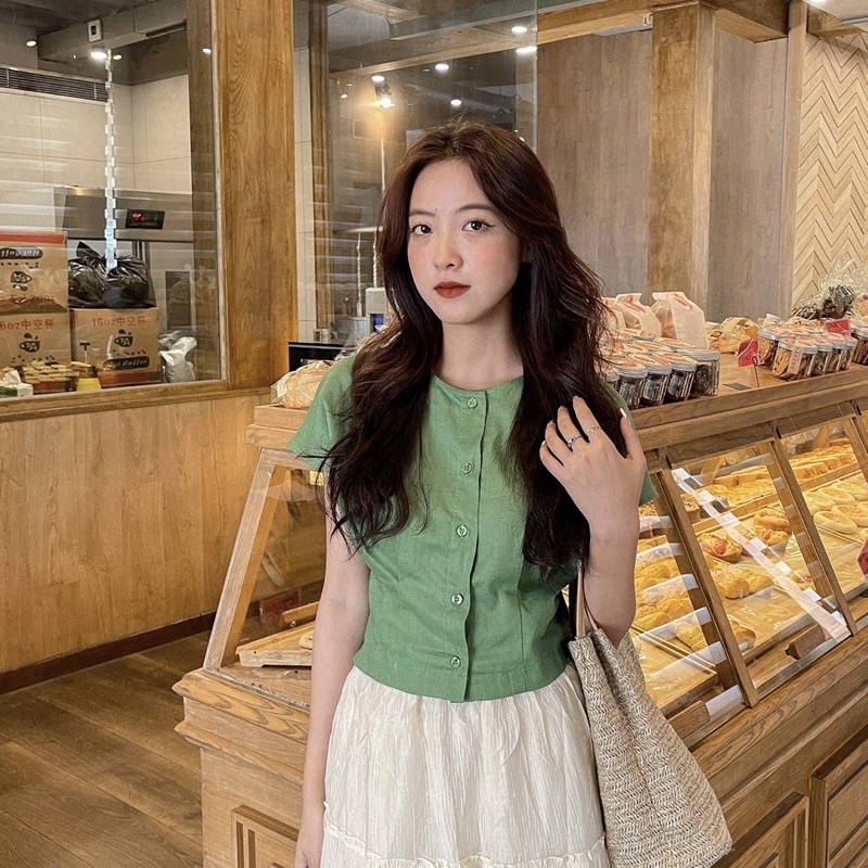 Áo Kiểu - 1554 - Chiết Lai Tay Cánh Dơi