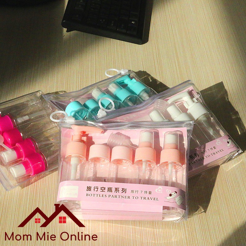 Bộ 5 chai chiết mỹ phẩm tiện lợi khi đi du lịch - C103