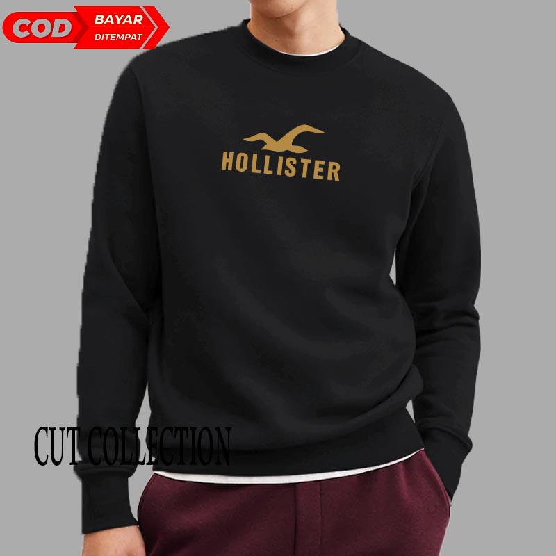 HOLLISTER Áo Khoác Có Nón Phối Khóa Kéo Thời Trang Cao Cấp Cho Nam Nữ