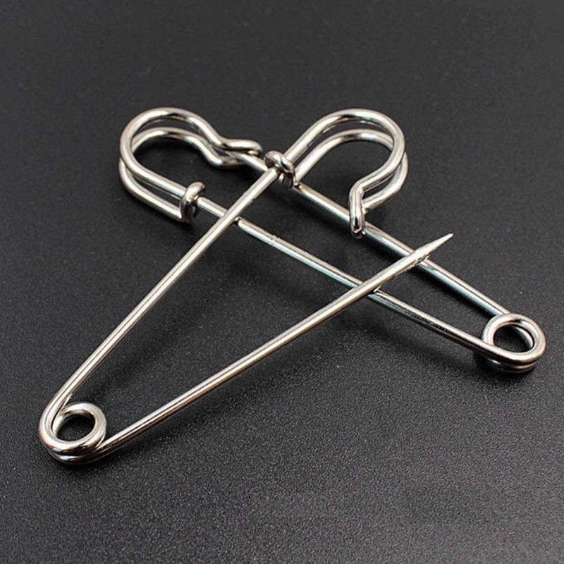 Ghim cài áo, kim/ gim băng kim loai, 70*15 mm, phụ kiện, nguyên liệu, làm hoa, váy vest nam nữ thời trang giá rẻ đẹp