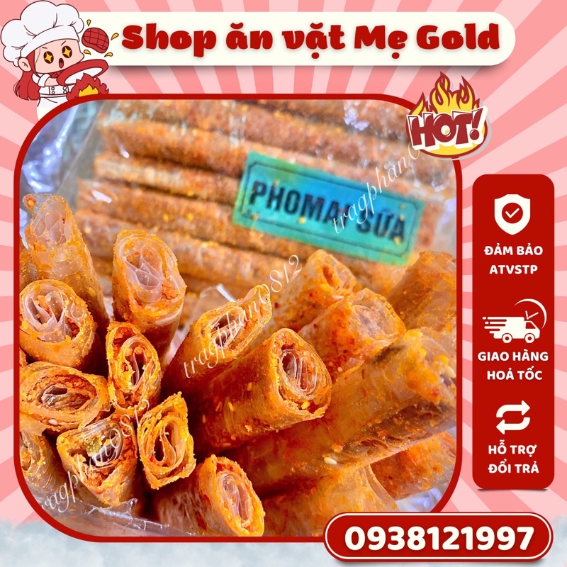 Bánh tráng cuộn tôm vị phô mai sữa Tây Ninh (lẻ 1 que)