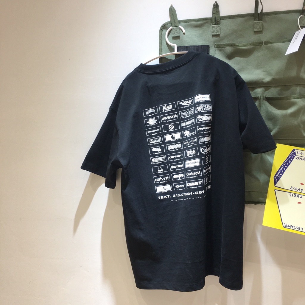 Áo Thun Ngắn Tay In Hình Carhartt WIP Thời Trang Mùa Hè Phong Cách Retro