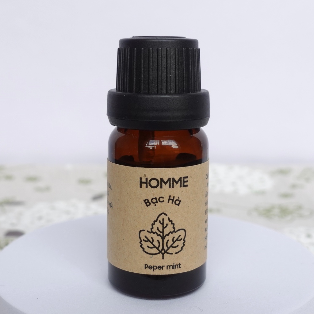 Tinh Dầu Thiên Nhiên Tràm Gió, Sả Chanh, Bạc Hà, Hoa Ly, Hoa Nhài, Vỏ Quế - Homme