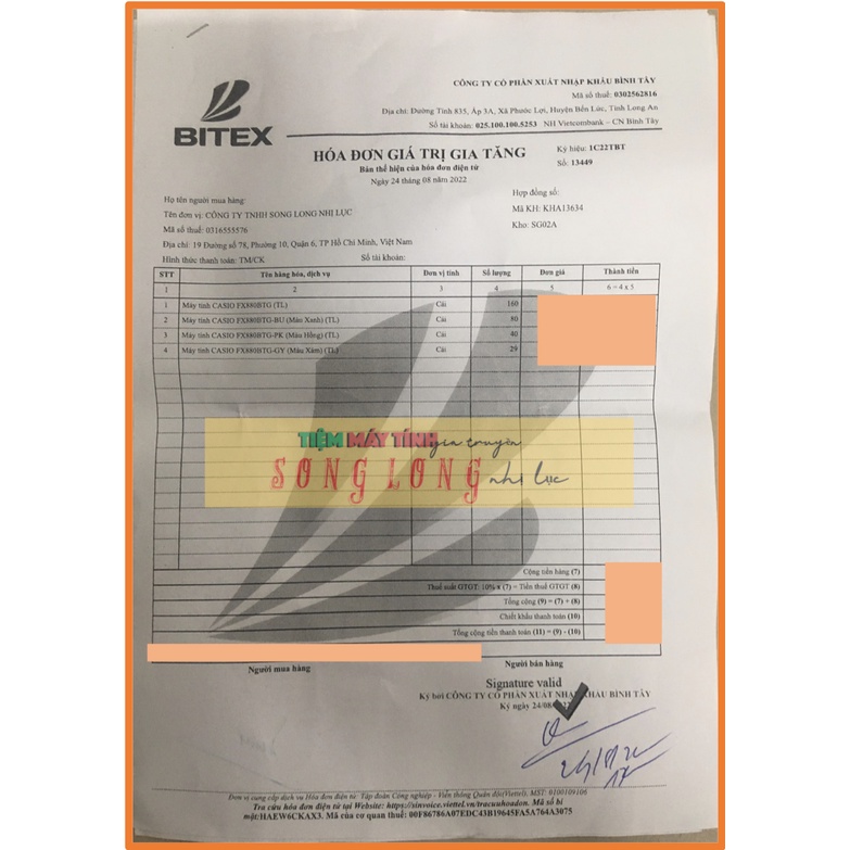 Máy Tính CASIO fx 880 BTG  - Nhập khẩu Thái Lan - Bảo hành 7 năm