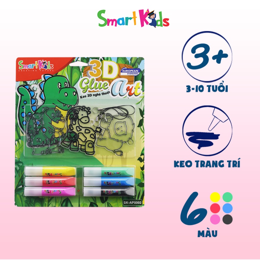 ​Sáp Nặn Thủ Công 8 Màu Smart Kids - 8935276420707