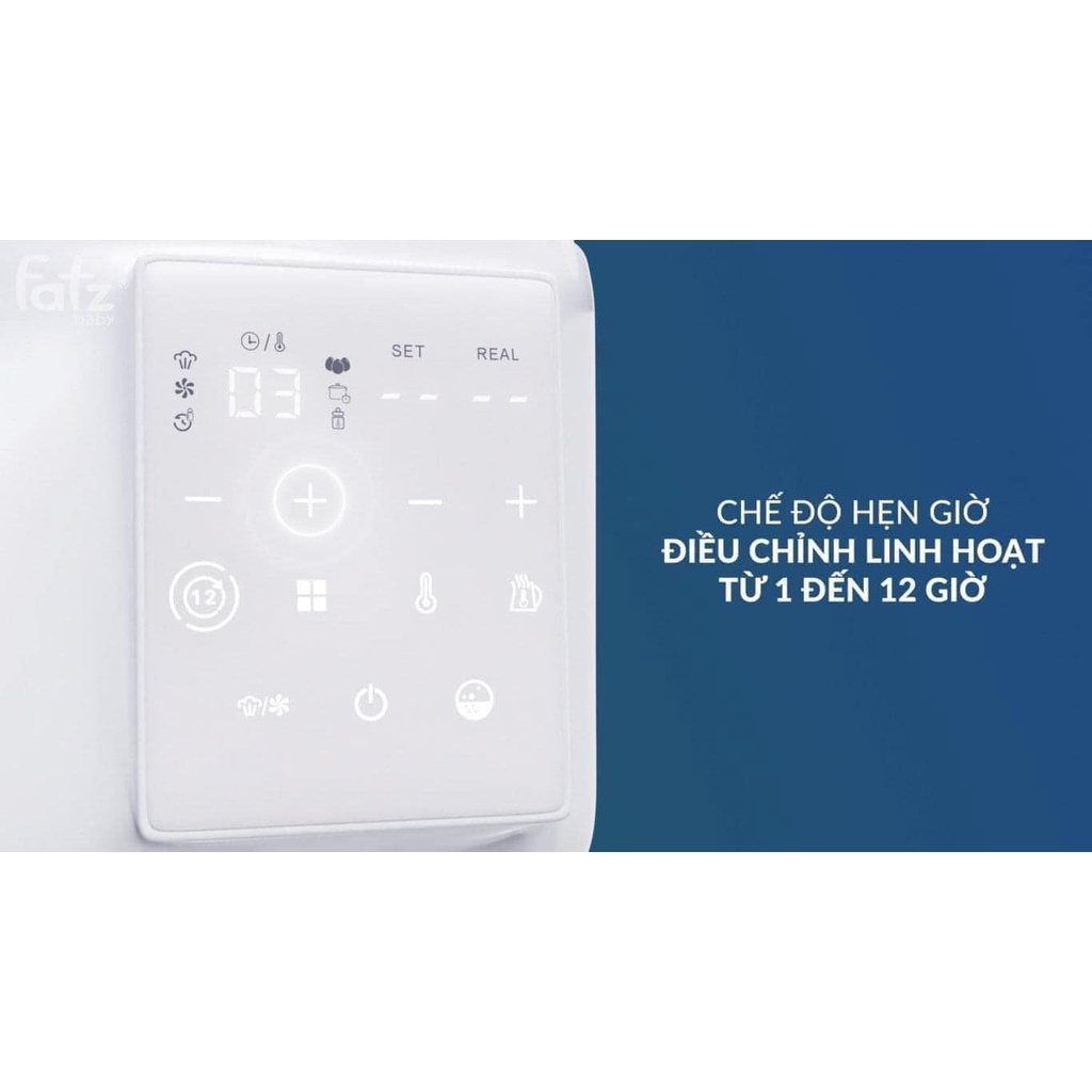 Máy Tiệt Trùng Bình Sữa, Sấy Khô, Hâm Sữa, 11 Chế Độ Đa Năng FATZBABY MULTIMAX 3 FB9322SJ
