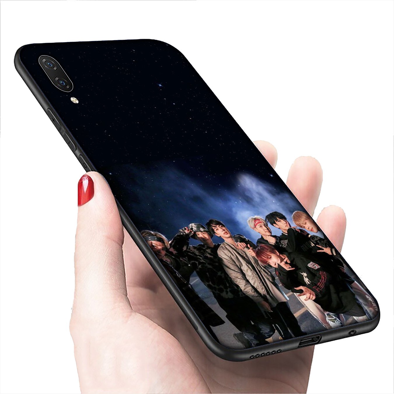 Soft Silicone iPhone 11 Pro XR X XS Max 7 8 6 6s Plus + Cover kpop BTS Bangtan Boys Phone Case