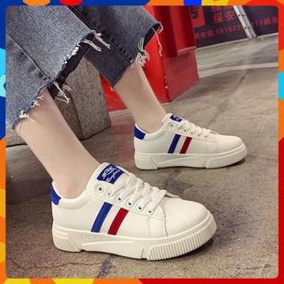 [HÀNG CAO CẤP] Giầy thể thao nữ Sneakers，Giày Shell Toe trắng (A001)