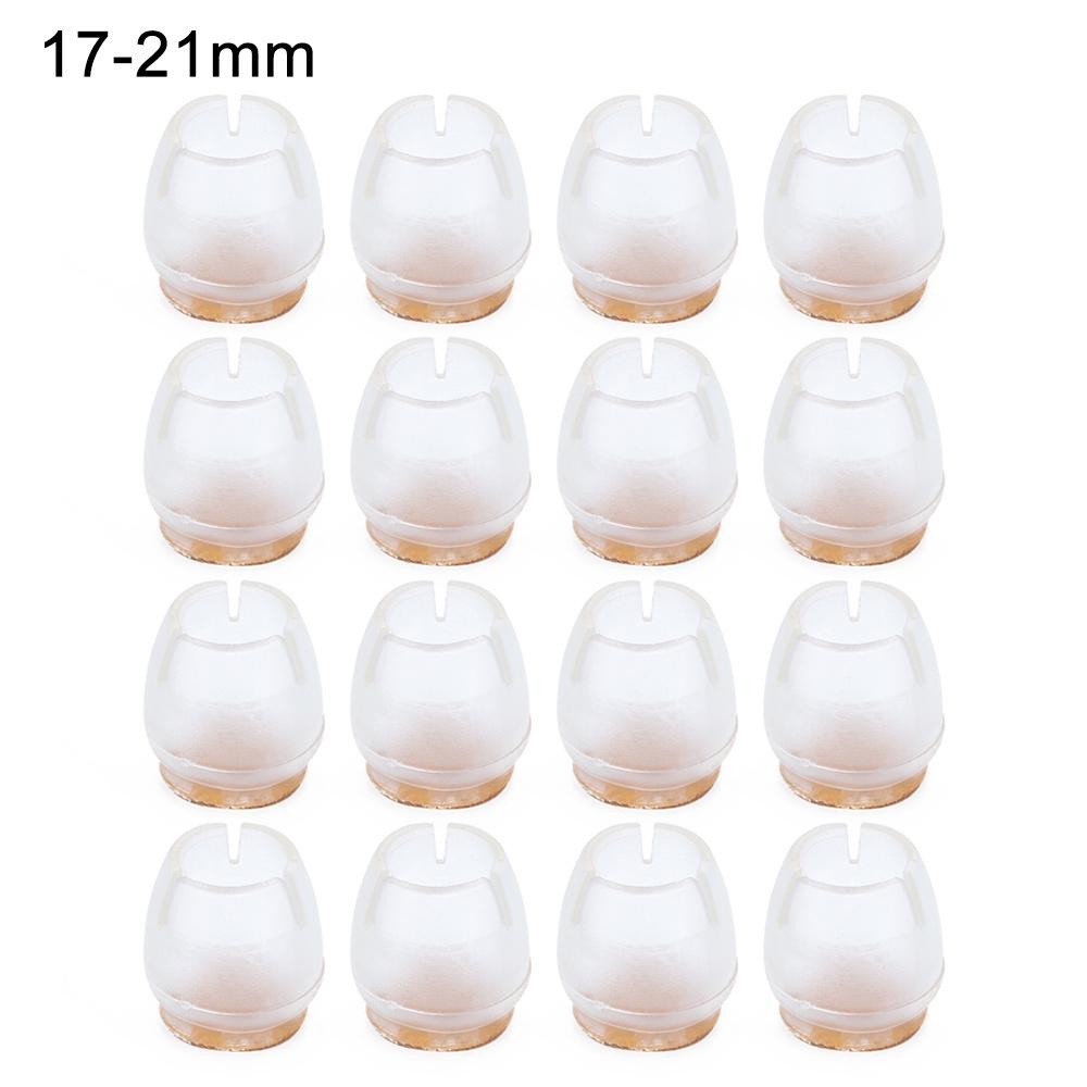 YOLA Bộ 16 Miếng Đệm Chân Bàn Ghế Bằng Silicone