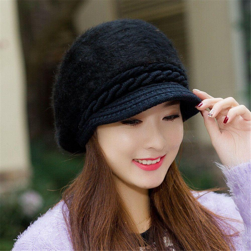 ESPO Mũ Beret Dệt Kim Phong Cách Vintage