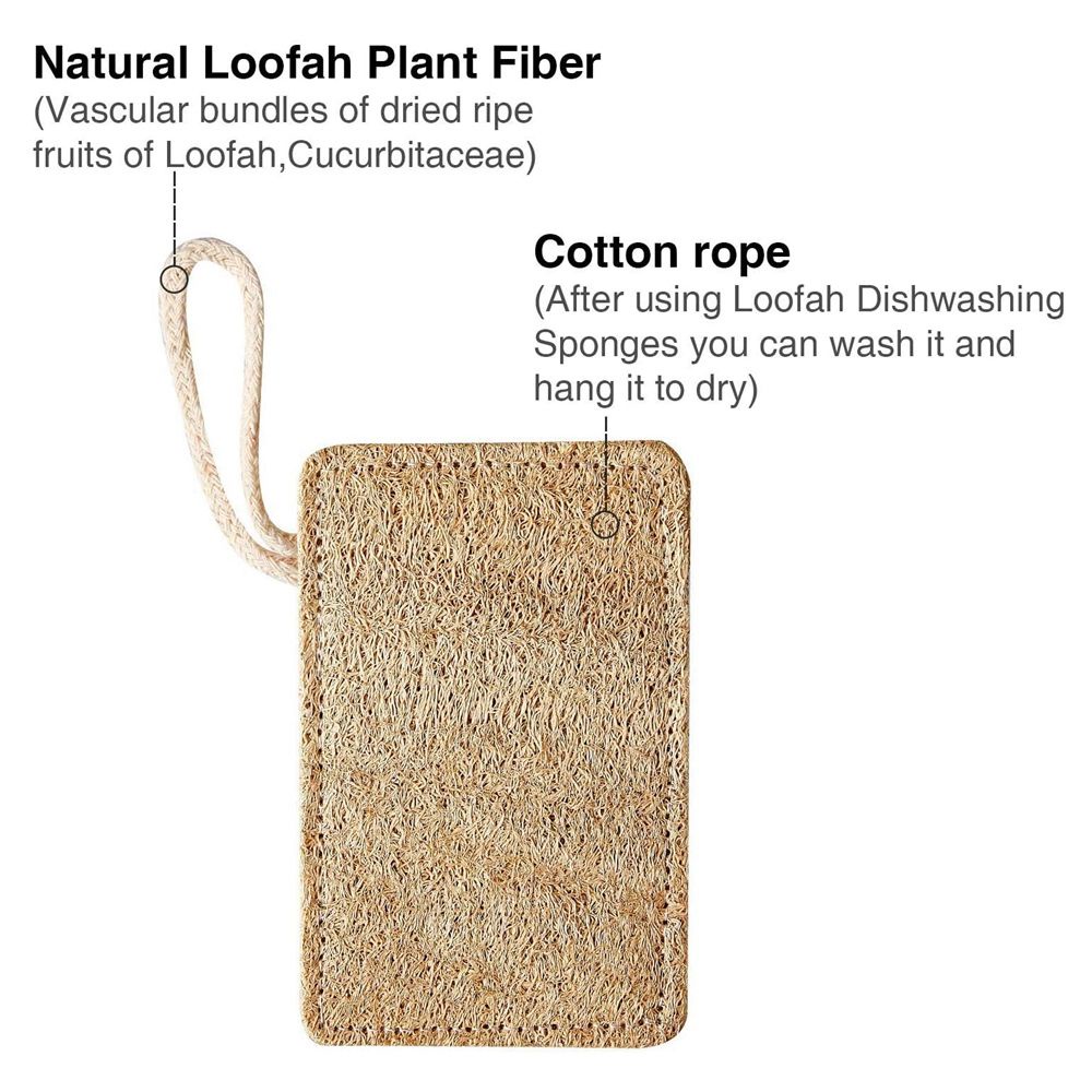 Epoch Mút Rửa Chén Dĩa Bằng Sợi Xơ Mướp Không Trầy Xước Có Thể Tái Sử Dụng