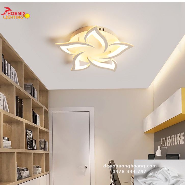 Đèn Ốp Trần Led Trang Trí Phòng Khách Phòng Ngủ D620 - Đèn Phượng Hoàng