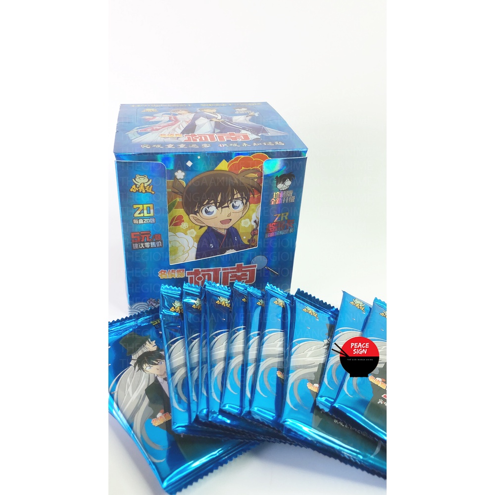 ( FULL BOX M40 ) Hộp ảnh thẻ nhân vật DETECTIVE CONAN Thám Tử Lừng Danh card ảnh in hình anime