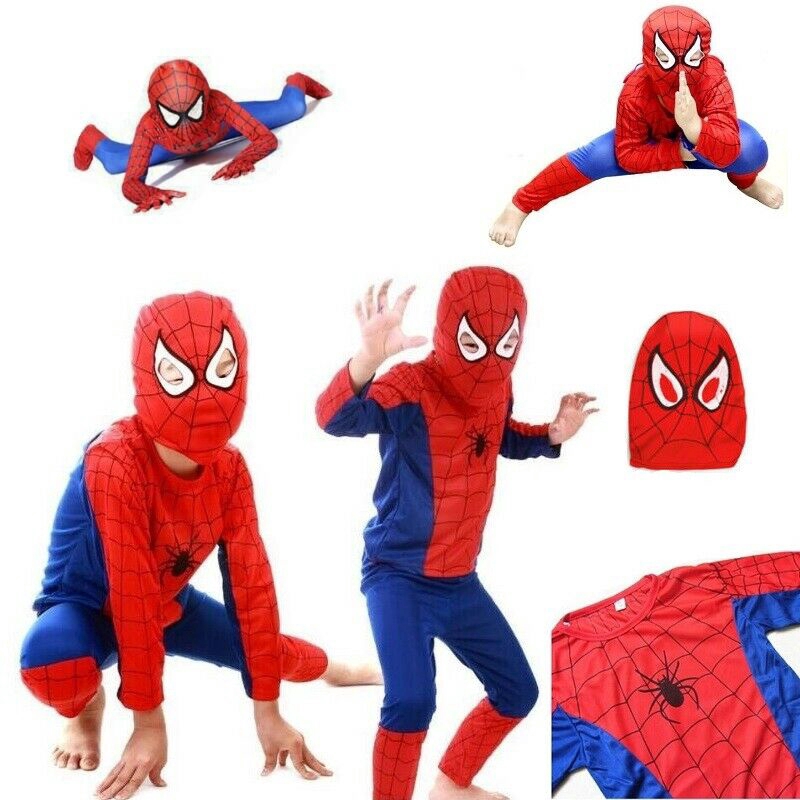 Trang phục hóa trang spiderman/superman độc đáo cho đêm Halloween
