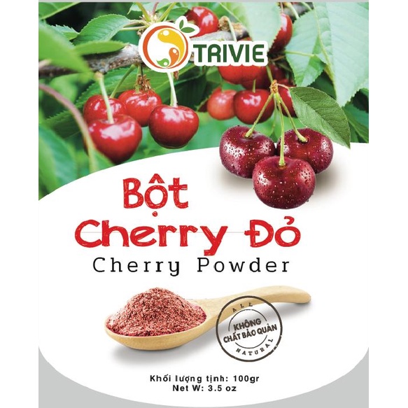 Bột anh đào cherry TV gói 100g