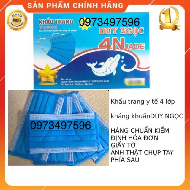 Khẩu Trang Y Tế 4 Lớp Hộp 50 Cái Kháng Khuẩn