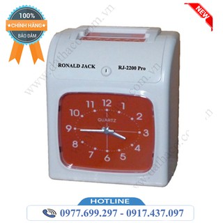 máy bấm giờ công thẻ giấy ronald jack RJ 220Pro