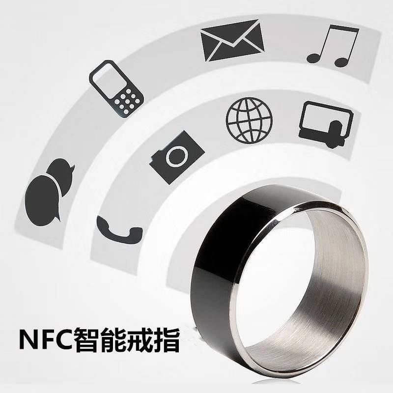 NFC smart ring solar multifunctional android temperature ring net red smart black technology waterpr