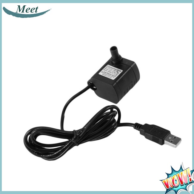 Máy Bơm Nước Mini 3w Usb-1020 Dc3.5v-9v Cho Bể Cá