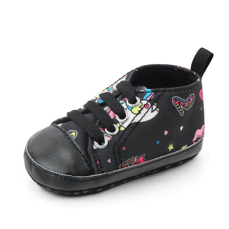 Giày Sneaker Đế Mềm Chống Trượt Thoáng Khí Dành Cho Bé Trai Bé Gái Tập Đi