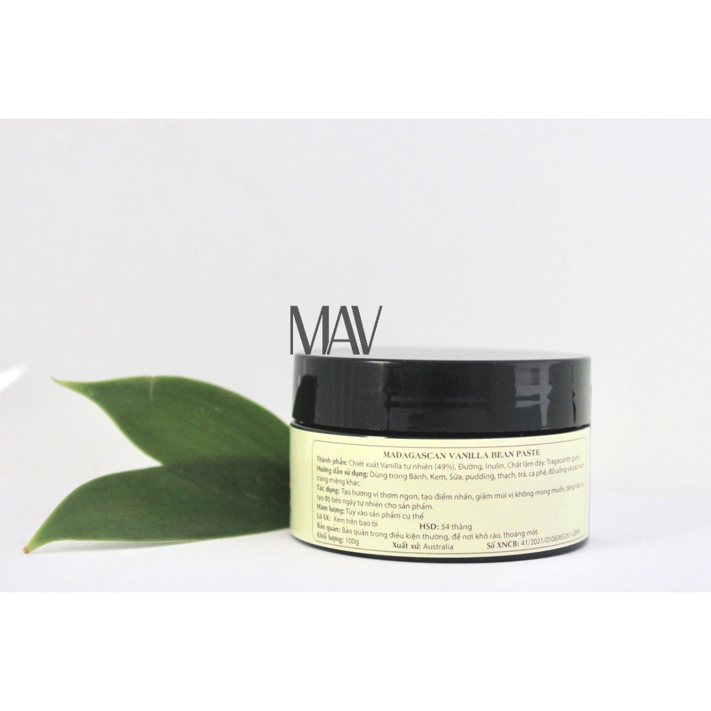 Madagascan Vanilla Paste, Lọ 100g