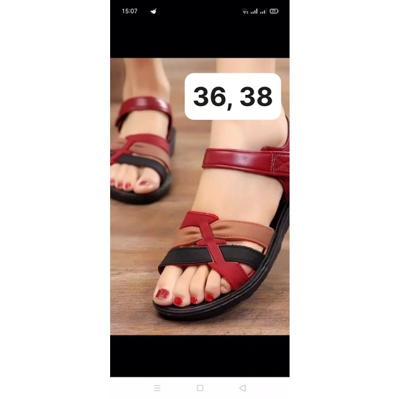 Dép sandal nhựa dẻo đi mưa , chống thấm nước chống hôi chân