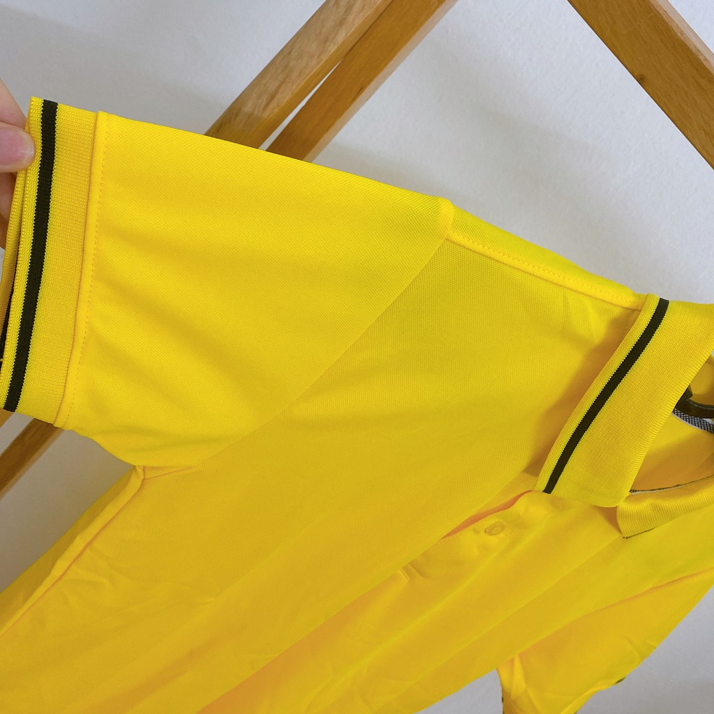 Áo Polo màu Vàng chất liệu Lacoste Thể Thao mềm mịn thoáng mát – Áo thun Nam Nữ ngắn tay có cổ. Nhận IN ẤN theo yêu cầu. | BigBuy360 - bigbuy360.vn