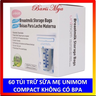 Phucnbnp030- Hộp 60 túi trữ sữa unimom