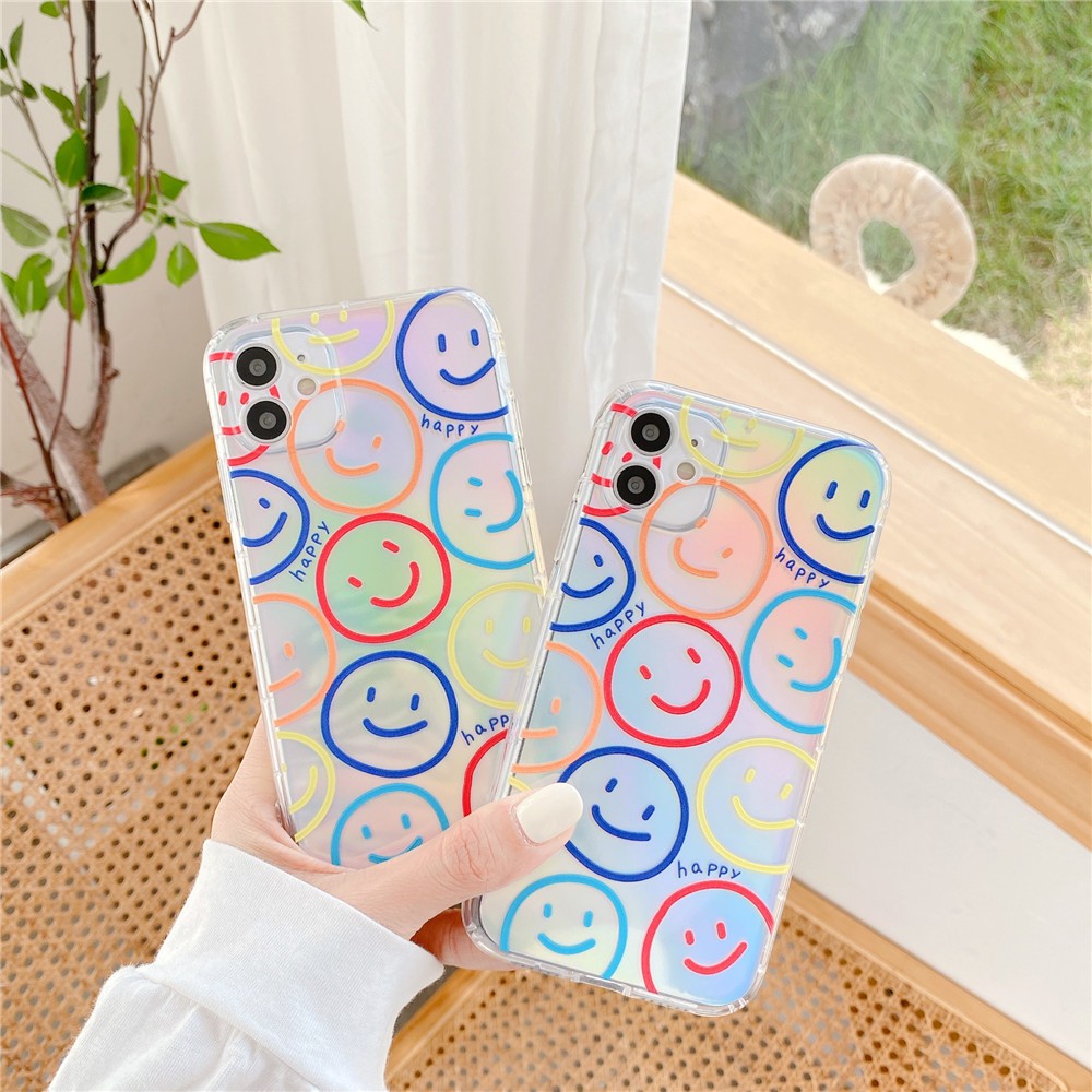 Ốp Điện thoại Tpu Mềm Họa Tiết Mặt Cười Cho Iphone 11 Pro Max X Xs Max Xr Iphone 7 Plus 8 Plus Iphone 6 Plus 6s Plus | BigBuy360 - bigbuy360.vn