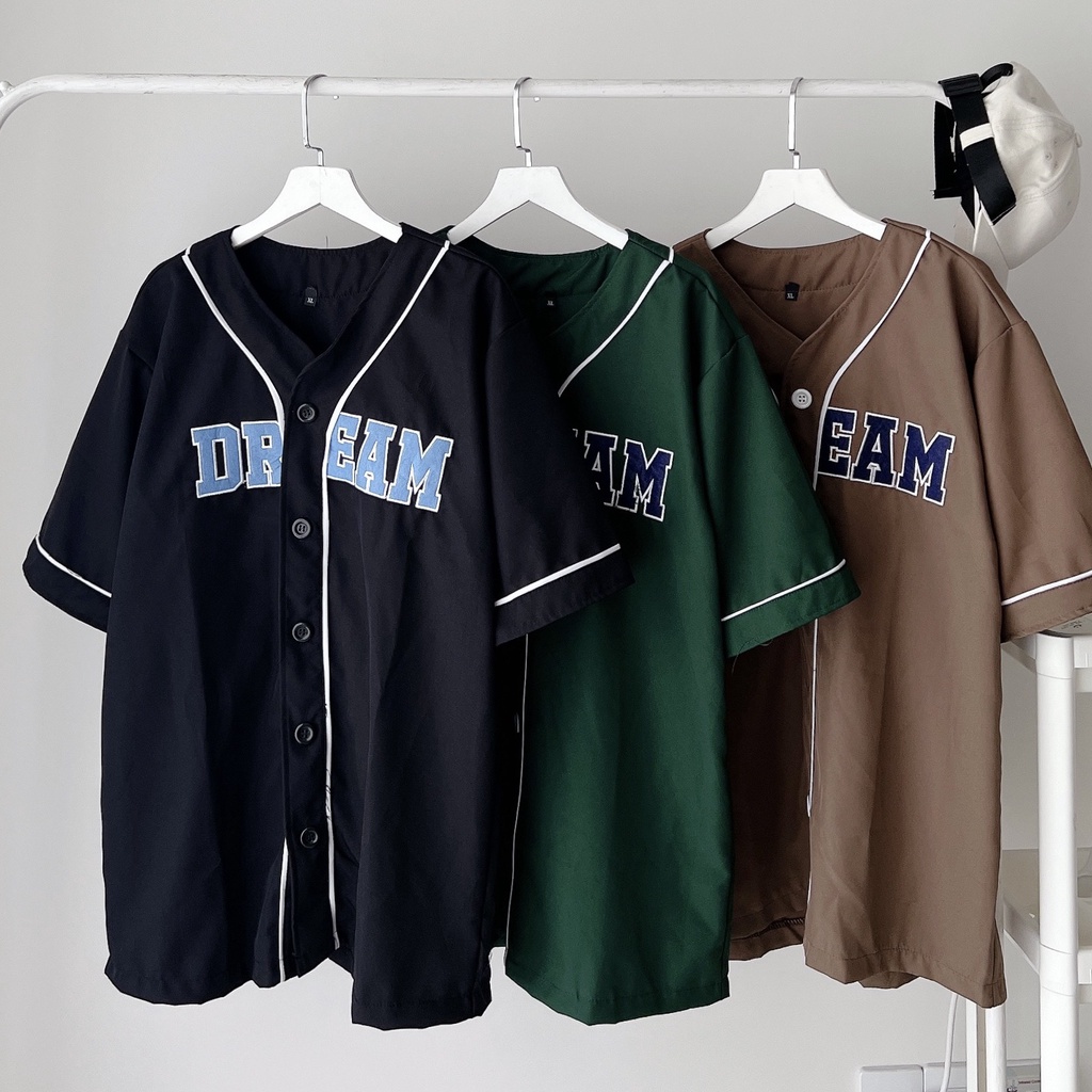 Áo sơ mi tay ngắn chữ Dream  Tanazi Closet