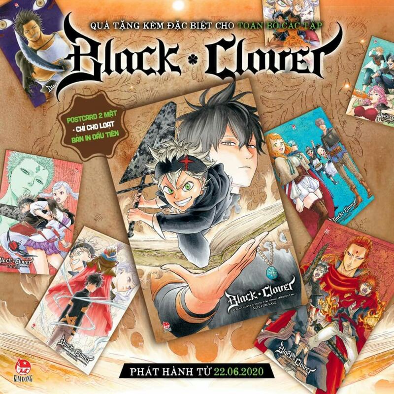 Postcard - Manga Black Clover