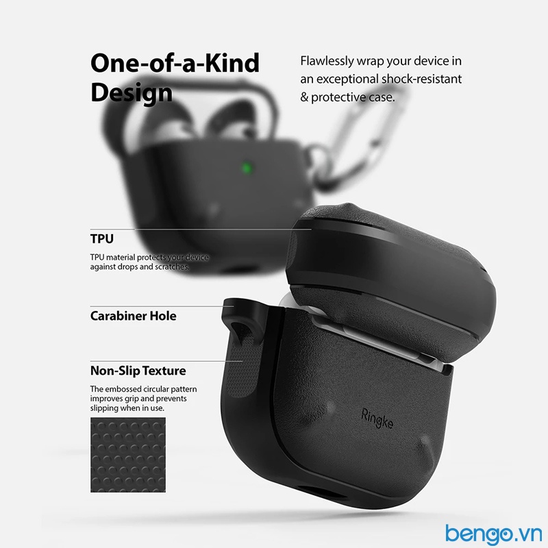 Vỏ Ốp Airpods 3 RINGKE Onyx Case