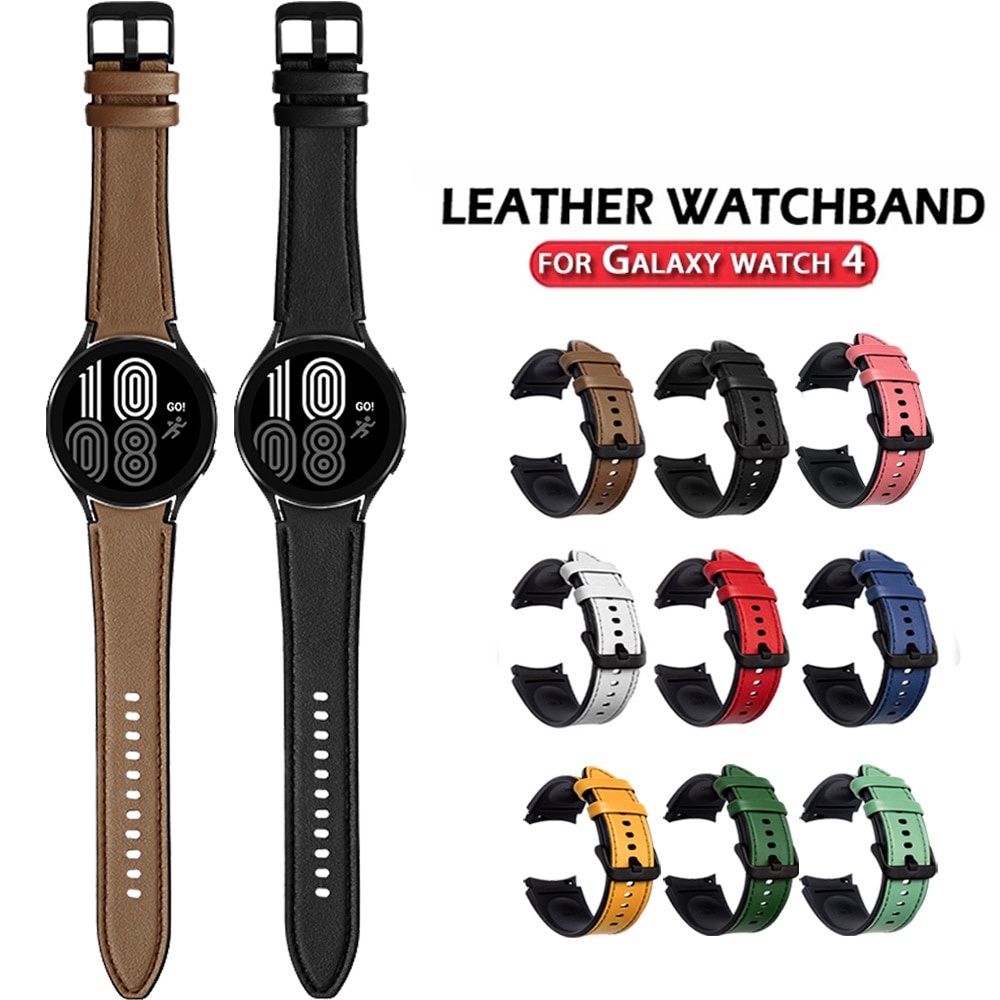 Dây Đeo Thay Thế Chất Liệu Da Cho Đồng Hồ Thông Minh Samsung Galaxy Watch 5 / 5 Pro / Watch 4