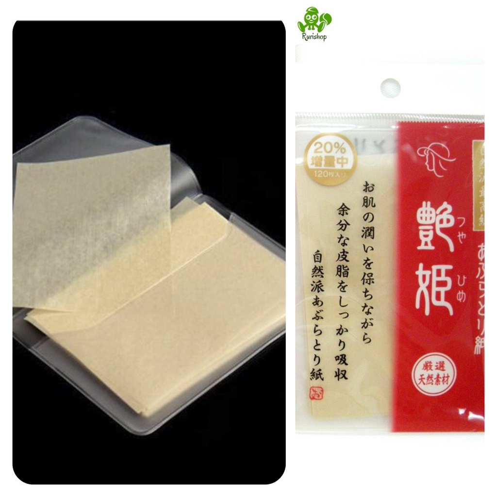 Set 120 tờ giấy thấm dầu da mặt Kyowa Nhật Bản