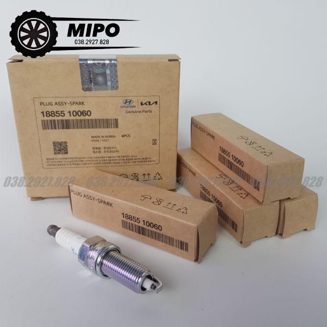 [1 HỘP 4 CÁI] Bugi NGK dùng cho xe I10, Morning, Accent, Rio, Avante, Elantra, K3, Cerato, Forte (Mã:1885510060)