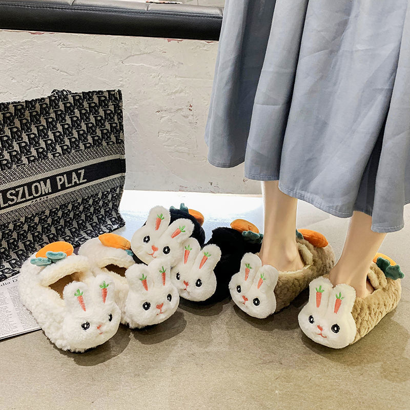 Giày Lười Lót Nhung Lông Cừu Ấm Áp Đế Bệt Thời Trang Mùa Đông Phong Cách Hàn Quốc Dành Cho Nữ | BigBuy360 - bigbuy360.vn